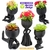 Vaso Suculenta Robert Plant Bob - Kit Com 5 Vasos Suculentas - KIT 1 - EXCLUSIVO DECORE DESIGN