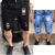 Bermudas Masculinas Jeans Destroyed Estilo Moda Homem - comprar online
