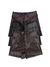 2048 Short cuerina tiras cruzadas - tienda online