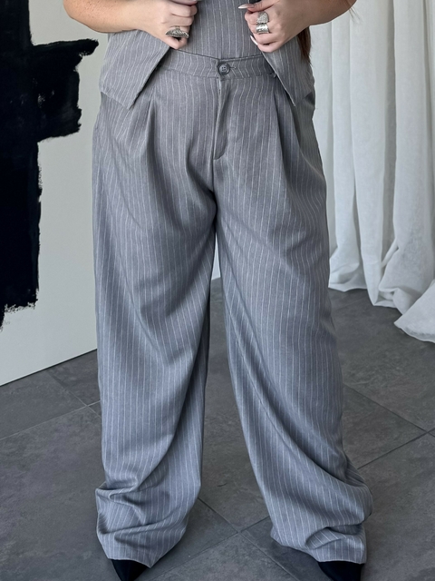 2029 Pantalon sastrero rayado - comprar online