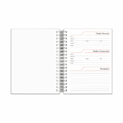 Agenda Diária Metalizada Percalux 344 paginas Personalizada - loja online