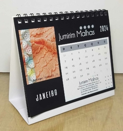 Calendario de Mesa 2025 com 12 páginas Personalizadas com wire-o - comprar online