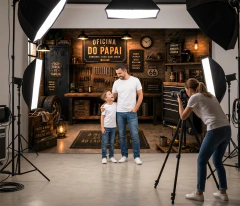 Fundo Fotografico Pai em Campo Cenários Tecido Tamanho Grande 300x250 cm na internet