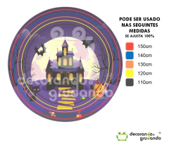 Trio Capa Cilindro + Painel Halloween Veste Fácil C/elástico - comprar online