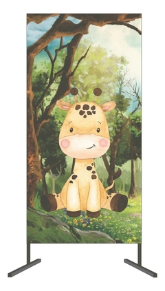 Painel Casadinho Lateral + Capas Cilindro Safari Girafa na internet