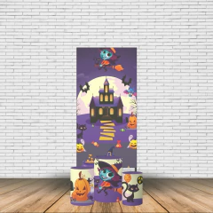 Painel Casadinho Lateral + Capas Cilindro Halloween Mod1 - comprar online