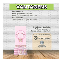 Painel Casadinho Lateral + Capas Cilindro Ursinha Baloeira - loja online