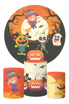 Trio Capa Cilindro + Painel Halloween Veste Fácil C/elástico - comprar online
