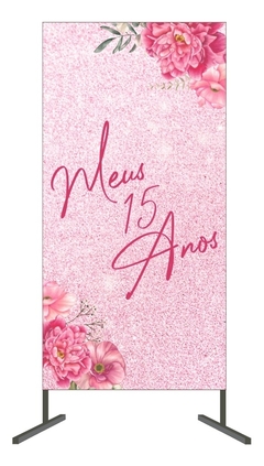 Painel Casadinho Lateral + Capas Cilindro 15 Anos na internet