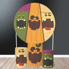 Trio Capa Cilindro + Painel Halloween Veste Fácil C/elástico - comprar online