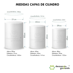 Trio Capa Cilindro + Painel Halloween Veste Fácil C/elástico - loja online