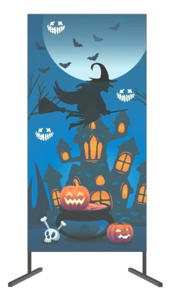 Painel Casadinho Lateral + Capas Cilindro Halloween Mod3 na internet