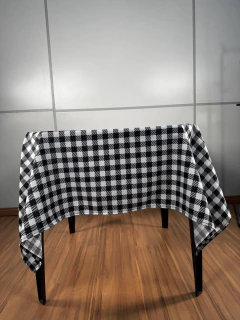 Imagem do Toalha De Mesa Xadrez 4 Lugares Restaurante Cantina - Quadriculado