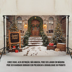 Fundo Fotográfico Natalino Grande 2,5x3m e 3x3m – Cenário Profissional de Natal na internet