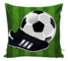 3 Capas De Almofada Divertida Decoração Futebol Tecido na internet