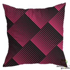 Imagem do Kit 4 Capas De Almofadas Decorativas Quarto Sala Flores Rosa