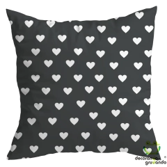 Kit 4 Capas De Almofadas Decorativas Quarto Sala Gratidão Passáro - decorandoegrudando.com.br