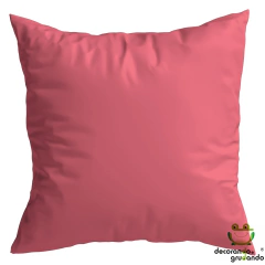 Kit 4 Capas De Almofadas Decorativas Quarto Sala Flores Rosa - decorandoegrudando.com.br