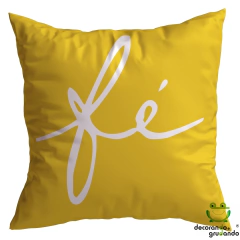 Kit 4 Capas De Almofadas Decorativas Quarto Sala Geométrica Bicicleta Amarela e Cinza - decorandoegrudando.com.br