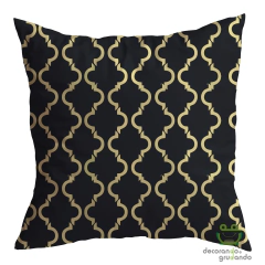 Kit 4 Capas De Almofadas Decorativas Quarto Sala Geométrica Preta na internet