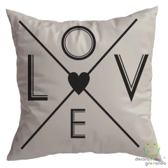 Kit 4 Capas De Almofadas Decorativas Quarto Sala Panda Love na internet