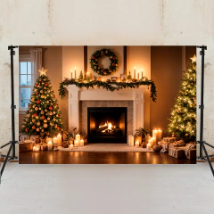 Fundo Fotográfico Natal - Estúdio e Ensaio Infantil e Familiar Tecido - loja online