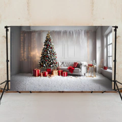 Fundo Fotográfico Natal - Estúdio e Ensaio Infantil e Familiar Tecido na internet