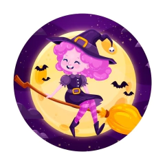 Painel Tecido Redondo Halloween Decoração Festa - comprar online