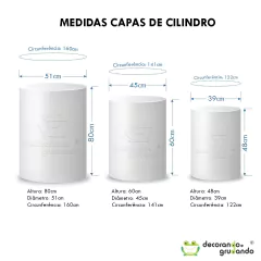 Kit Painel Redondo + Trio Capa Cilindro Enfermagem - loja online