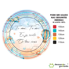 Kit Painel Redondo + Trio Capa Cilindro Tu Vens na internet
