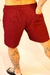 Short de Linho Bordô Vena - comprar online