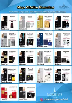Kit com 10 Perfumes Moments Paris 15ml - comprar online