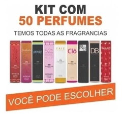 Kit com 50 Perfumes Amakha Paris 15ml