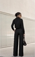 Conjunto Calça Pantalona com Jaqueta Preto - loja online