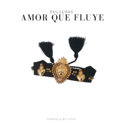 PULSERAS Amor que fluye - Amapola by Vickydelgado