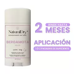 Desodorante natural MUJER INTENSE en barra - Aroma Bergamota con ALUMBRE - Apibees