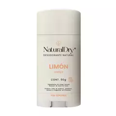 Desodorante natural en barra - limón - sin bicarbonato de sodio