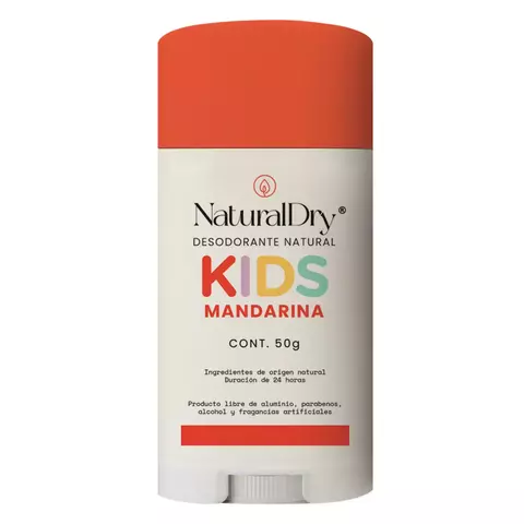 Desodorante natural corporal en barra - niños unisex - mandarina - comprar en línea