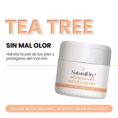 Desodorante natural para pies en crema - tea trea - comprar en línea