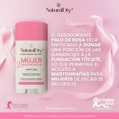 Desodorante natural en barra - Artesanal - Palo de Rosa- NaturalDry® - comprar en línea