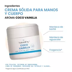 Crema natural para manos Coco-Vainilla - comprar en línea