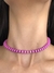 Choker Elos Quadrados Esmaltados - comprar online
