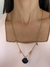 Colar Longuinho Elos Ovais + Miçangas e Concha