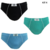 kit com 3 unidades Cueca Slip algoão (Cores Sortidas) Ref.: 139.3 - loja online