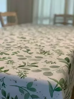 Mantel ramas verdes