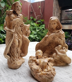 Pesebre 3figuras patinado