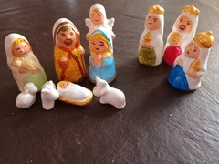 Pesebre completo en miniatura