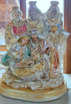 Pesebre con Reyes en colores