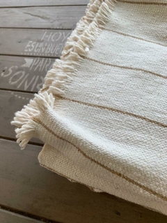 Manta Rayas finitas marrón - comprar online