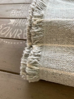 Manta Rustica gris claro - comprar online